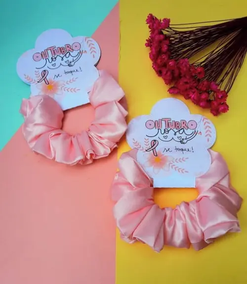 Xuxinha Scrunch- Outubro Rosa
