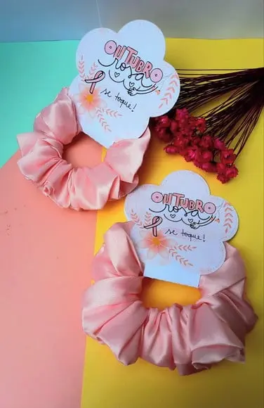 Xuxinha Scrunch- Outubro Rosa