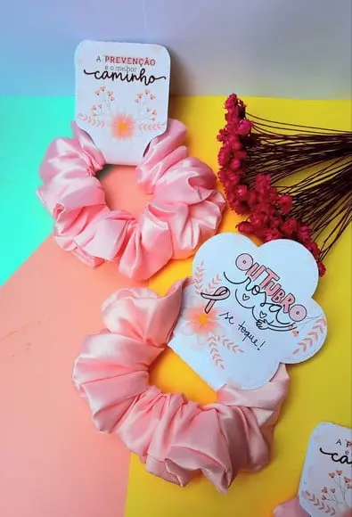 Xuxinha Scrunch- Outubro Rosa