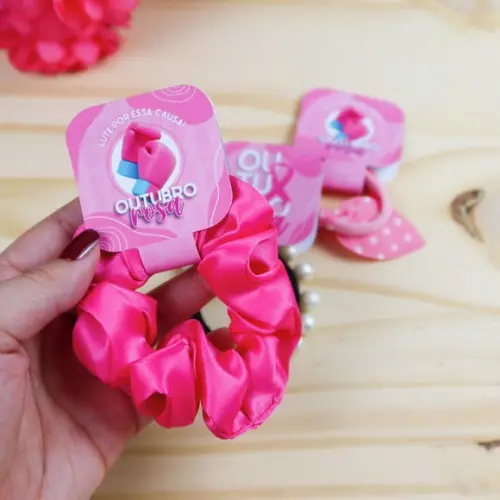 Xuxinha Scrunch- Outubro Rosa