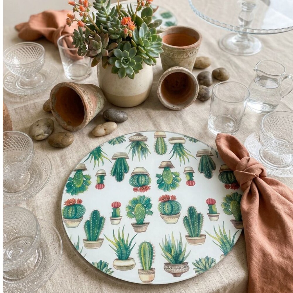 Boleira Artesanal decorada/Cobre bolo decorado c/decoupage - Prat