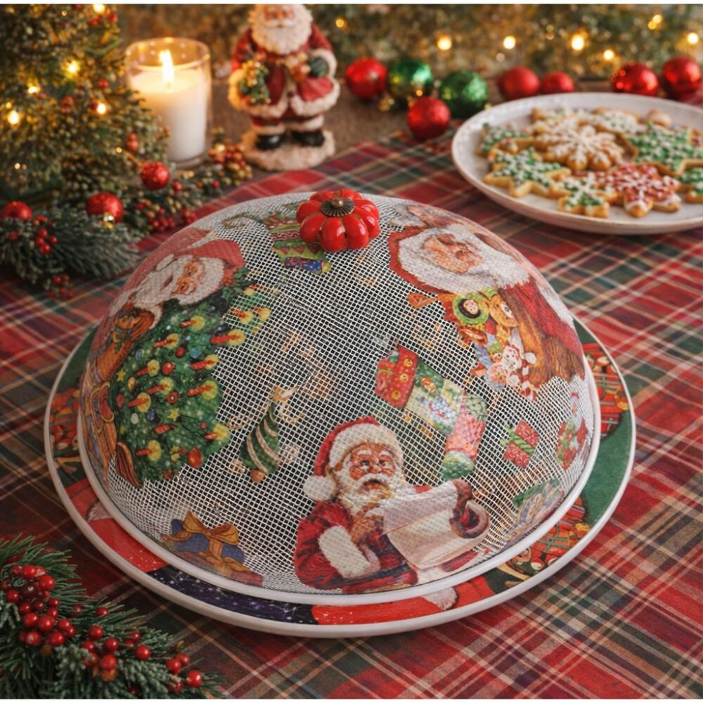 Boleira artesanal decorada/Cobre bolo decorado c/decoupage - Prat