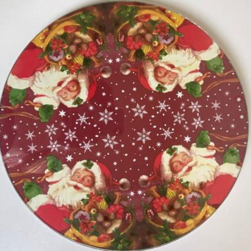 Boleira artesanal decorada/Cobre bolo decorado c/decoupage - Prat