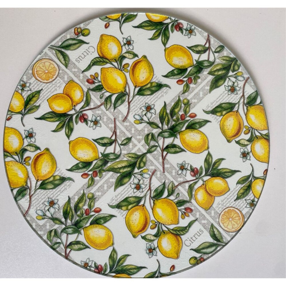 Boleira artesanal decorada/Cobre bolo decorado c/decoupage - Prat