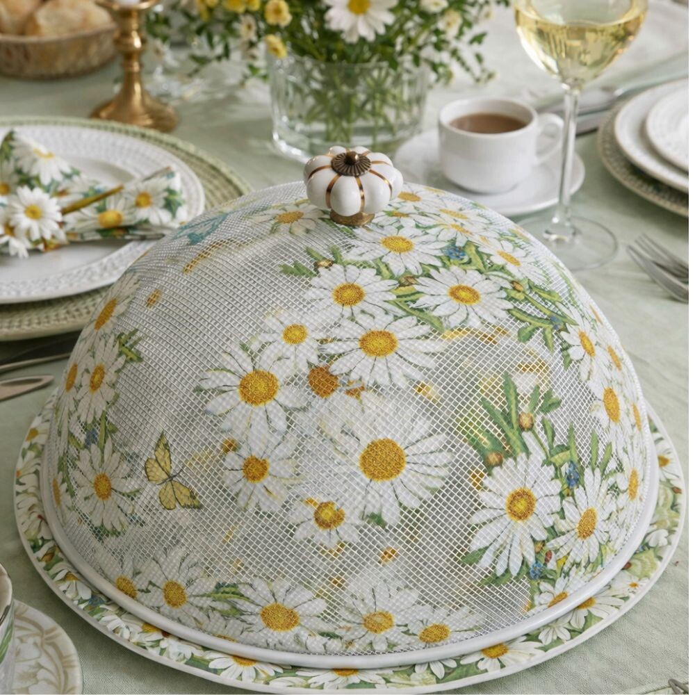 Boleira artesanal decorada/Cobre bolo decorado c/decoupage - Prat