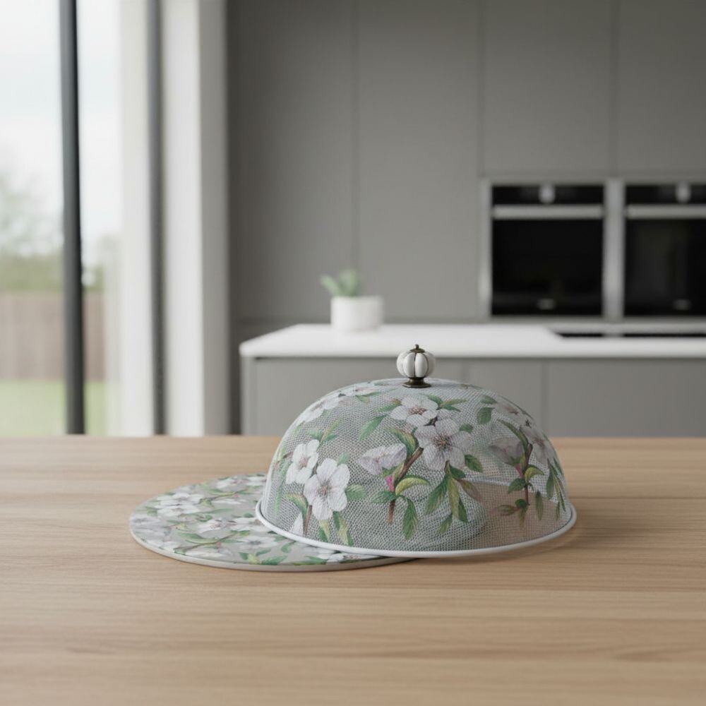 Boleira artesanal decorada/Cobre bolo decorado c/decoupage - Prat