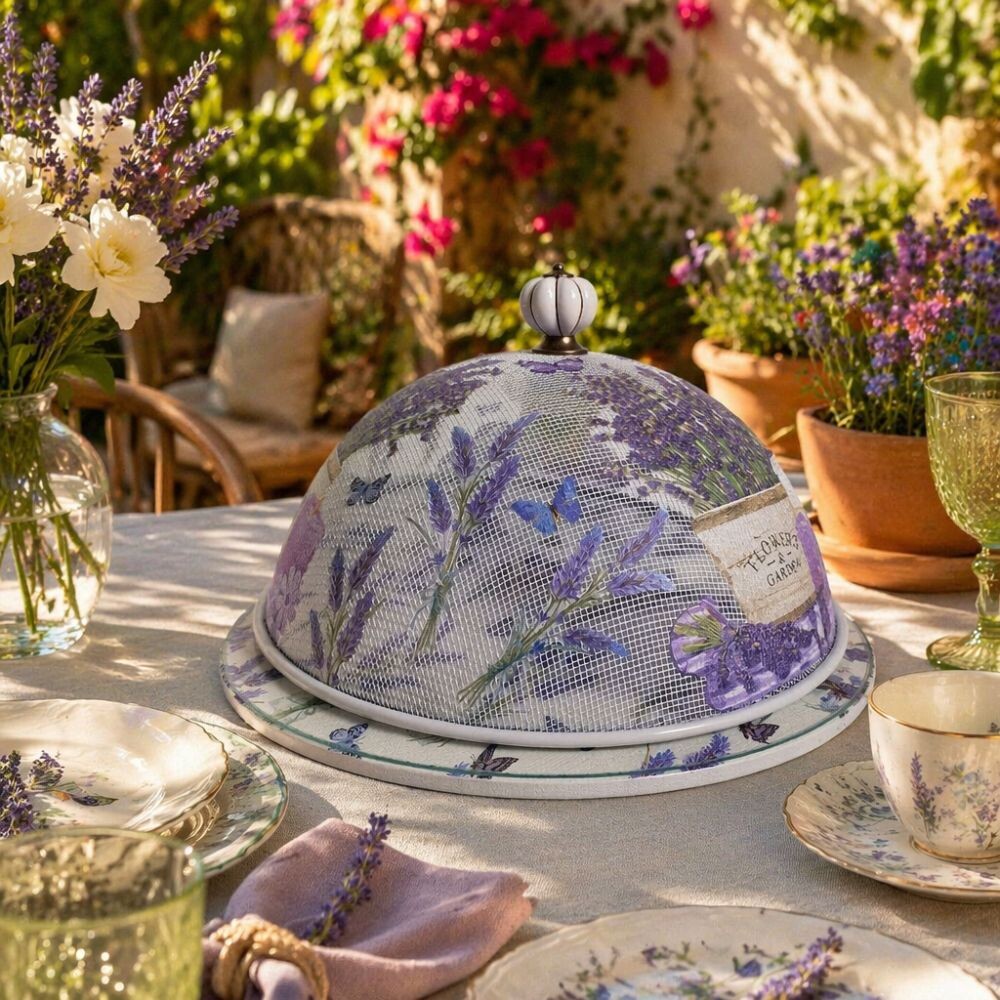Boleira artesanal decorada/Cobre bolo decorado c/decoupage  - Pra
