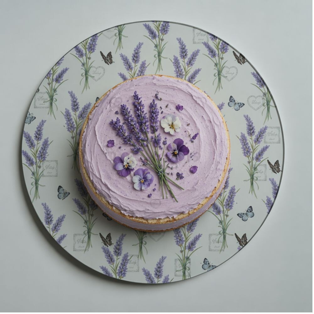 Boleira artesanal decorada/Cobre bolo decorado c/decoupage  - Pra