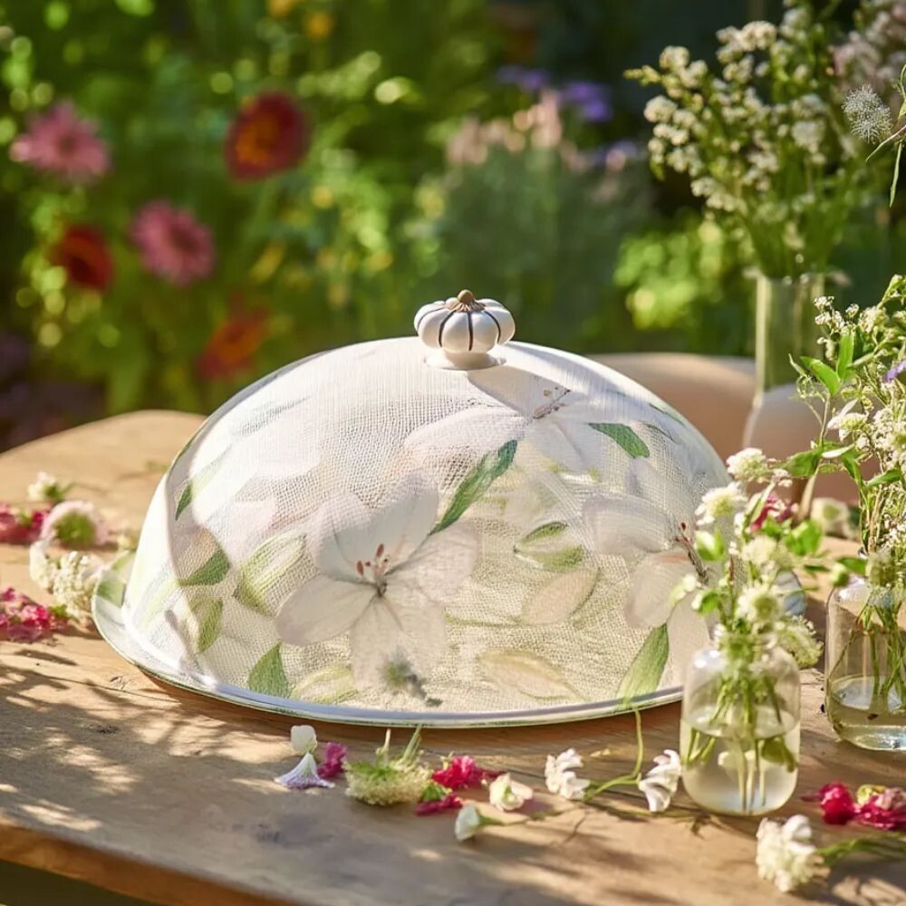 Boleira  artesanal decorada/Cobre bolo decorado c/decoupage - Pra