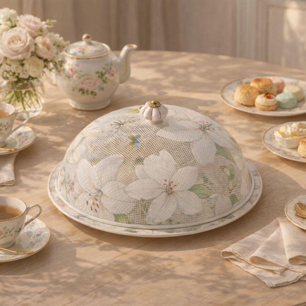 Boleira  artesanal decorada/Cobre bolo decorado c/decoupage - Pra