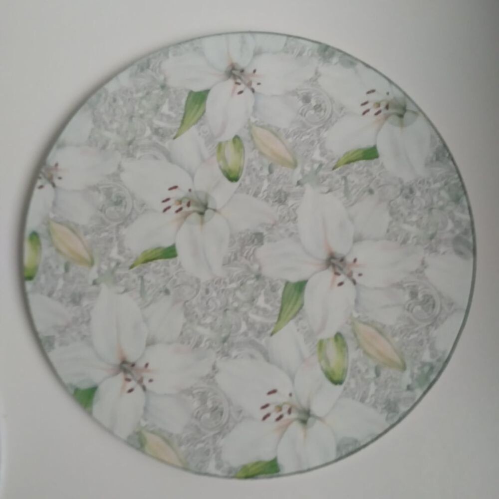 Boleira  artesanal decorada/Cobre bolo decorado c/decoupage - Pra
