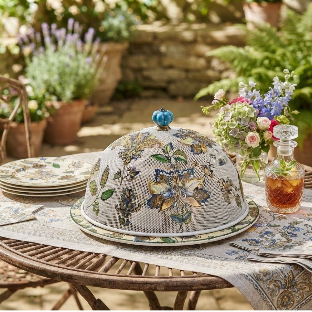 Boleira artesanal deorada/Cobre bolo decorado c/decoupage - Prato