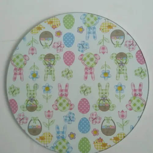 Boleira artesanal decorada/Cobre bolo decorado com decoupage - Pr