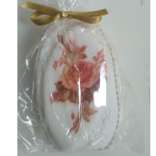 Sabonete Lux decorado com decoupage