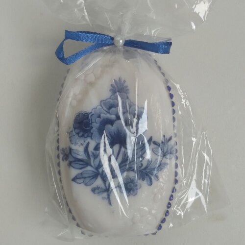 Kit com 3 sabonetes Lux decorados c/decoupage (85 g)  - Embalagem