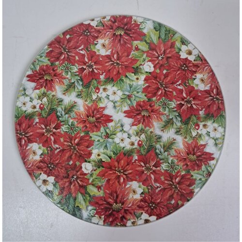Boleira artesanal decorada/Cobre bolo decorado com decoupage - Pr