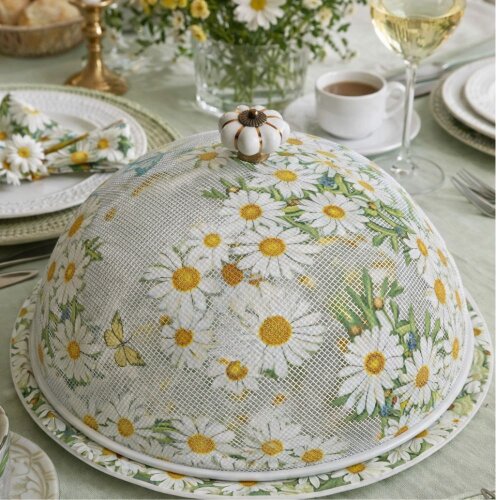 Boleira artesanal decorada/Cobre bolo decorado c/decoupage - Prato MDF  com proteção de vidro fixo