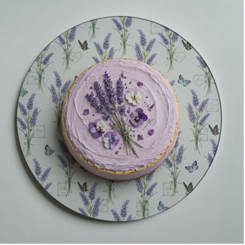 Boleira artesanal decorada/Cobre bolo decorado c/decoupage  - Pra