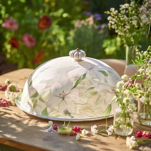 Boleira  artesanal decorada/Cobre bolo decorado c/decoupage - Pra