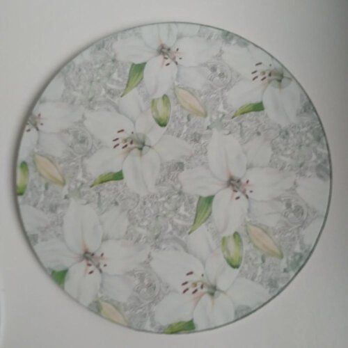 Boleira  artesanal decorada/Cobre bolo decorado c/decoupage - Pra