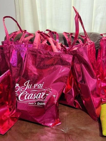 Sacolas Metalizadas 25x35cm Personalizadas com Logo ou Arte
