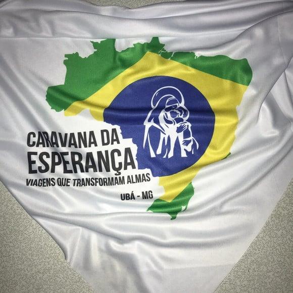 Lenços Bandanas Personalizados dos Dois Lados com Miniaturas