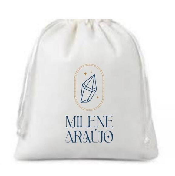 Sacos de Veludo Personalizados com Sua Arte 15x15 cm