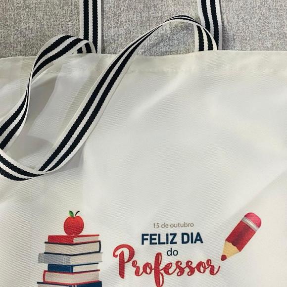 Sacolas em Poliéster Personalizadas Professor