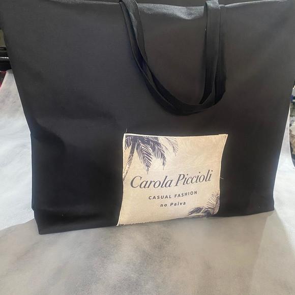 Sacolas Grandes e Resistentes Personalizadas + Bolso e Zíper