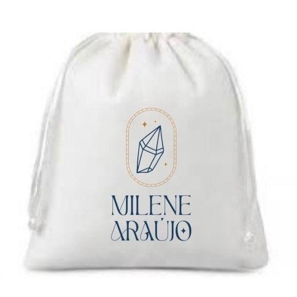Saco de Veludo Personalizado para Joias e Bijous 7x11 cm