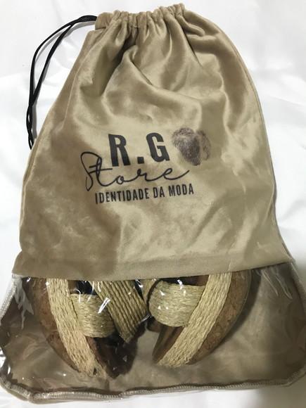 Sacos para sapatos com visor de plástico e personalizado
