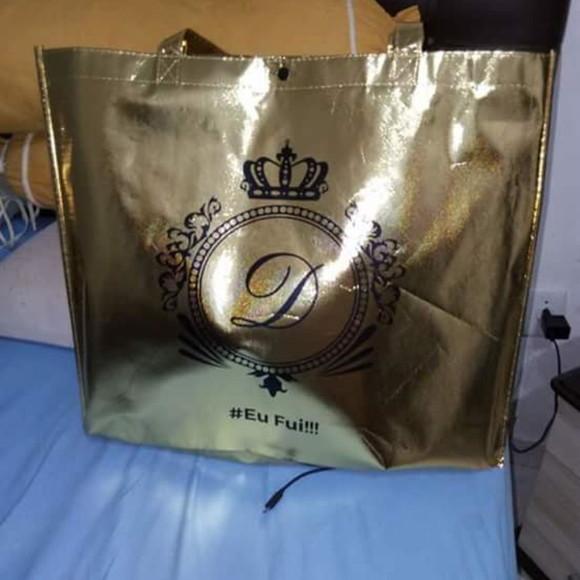 Sacolas Personalizadas e Metalizadas 40x40 cm Mais Fundo