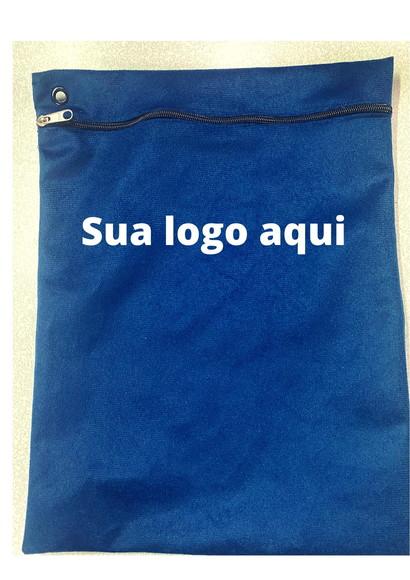 Malotes De Veludo Com Zíper E Ilhós 30x40 Cm