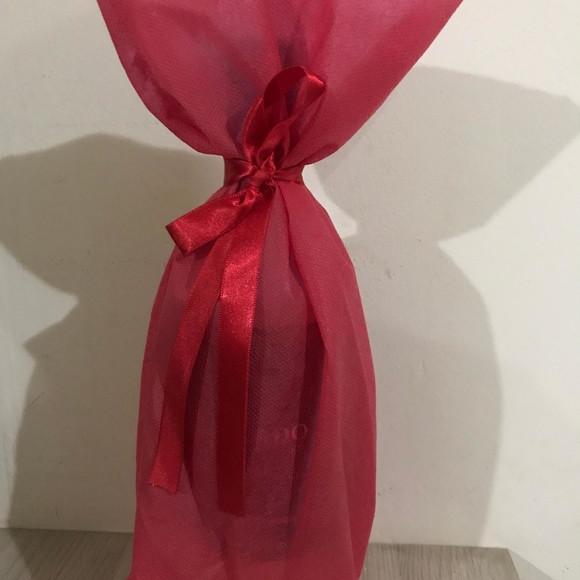 Sacos de Tnt para Embrulhar Vinho com Fita de Natal