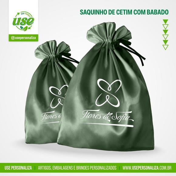 Sacos de Cetim Personalizados 30x35 cm