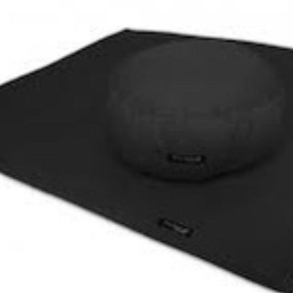 Kit com Zafu e Zabutom para Yoga Meditação com Alça e Ziper