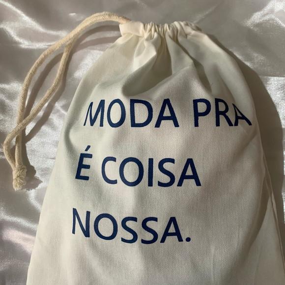 Embalagem em Brim Cru 100% Natural Personalizado 20x30 cm