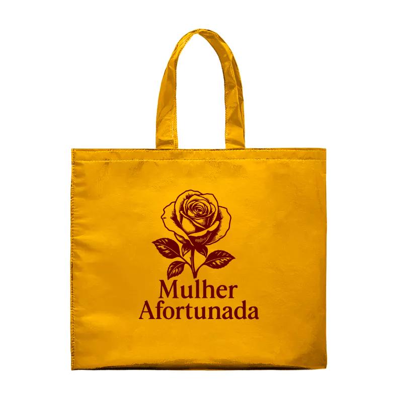 Sacolas Metalizadas 40x40cm Personalizadas com Logo ou Arte