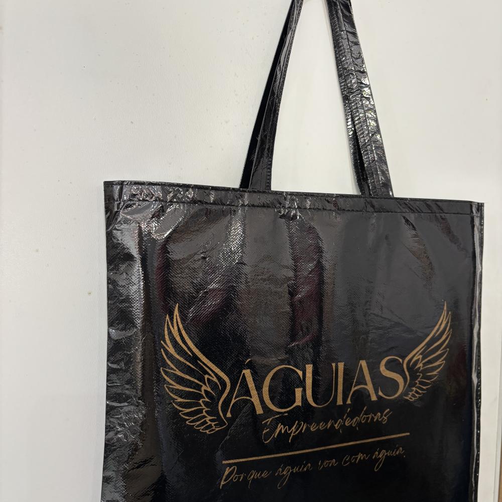 Sacolas Metalizadas 40x40cm Personalizadas com Logo ou Arte