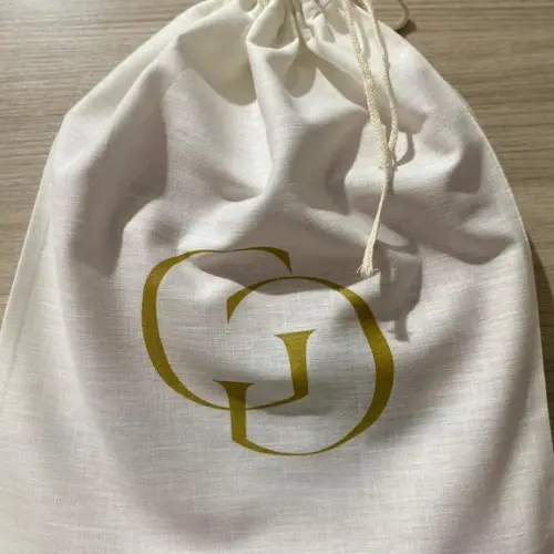 Sacos de Linho Luxo Personalizados com Logo 30x40 cm