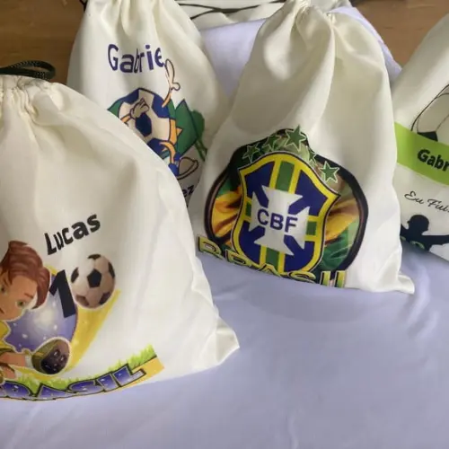 Sacochila Personalizadas Festa de Futbol e Outros Temas