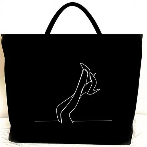 Sacola de Tnt Personalizadas com Seu Logo Sapatos e Roupas