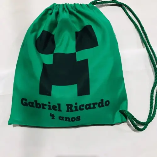 Sacochilas Personalizadas Varias Cores 25x35 cm