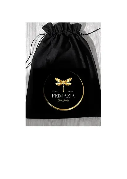 Saco de Veludo Personalizado para Biju 10x15 cm com Babado
