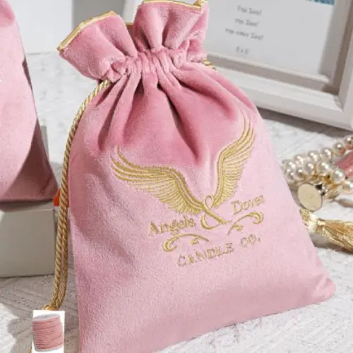 Saco de Veludo com Forro de Cetim Personalizada 20x30cm