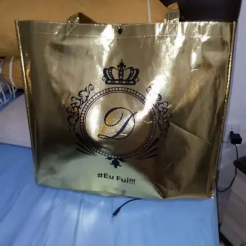 Sacolas Personalizadas e Metalizadas 40x40 cm Mais Fundo