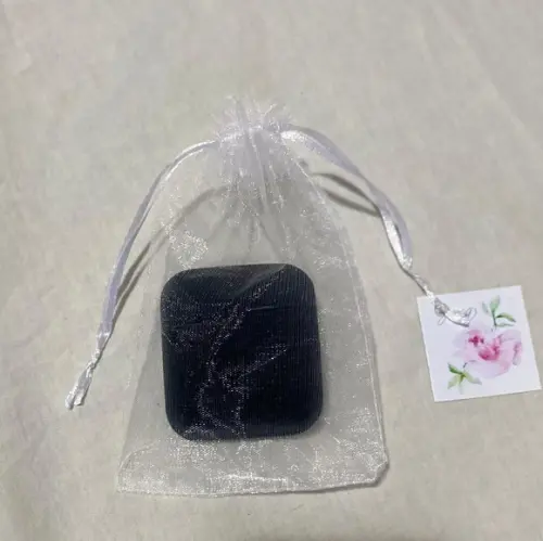 Saquinhos de Organza com Tag Personalizados 7 x 11 cm