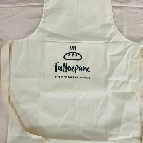 Avental em Algodão Cru Personalizados e com Bolso