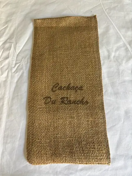 Sacos Personalizados de Juta Natural para Bebidas 16x35 cm