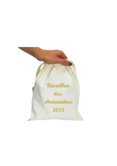 Embalagem em Algodão Cru 100% Natural Personalizado 30x40